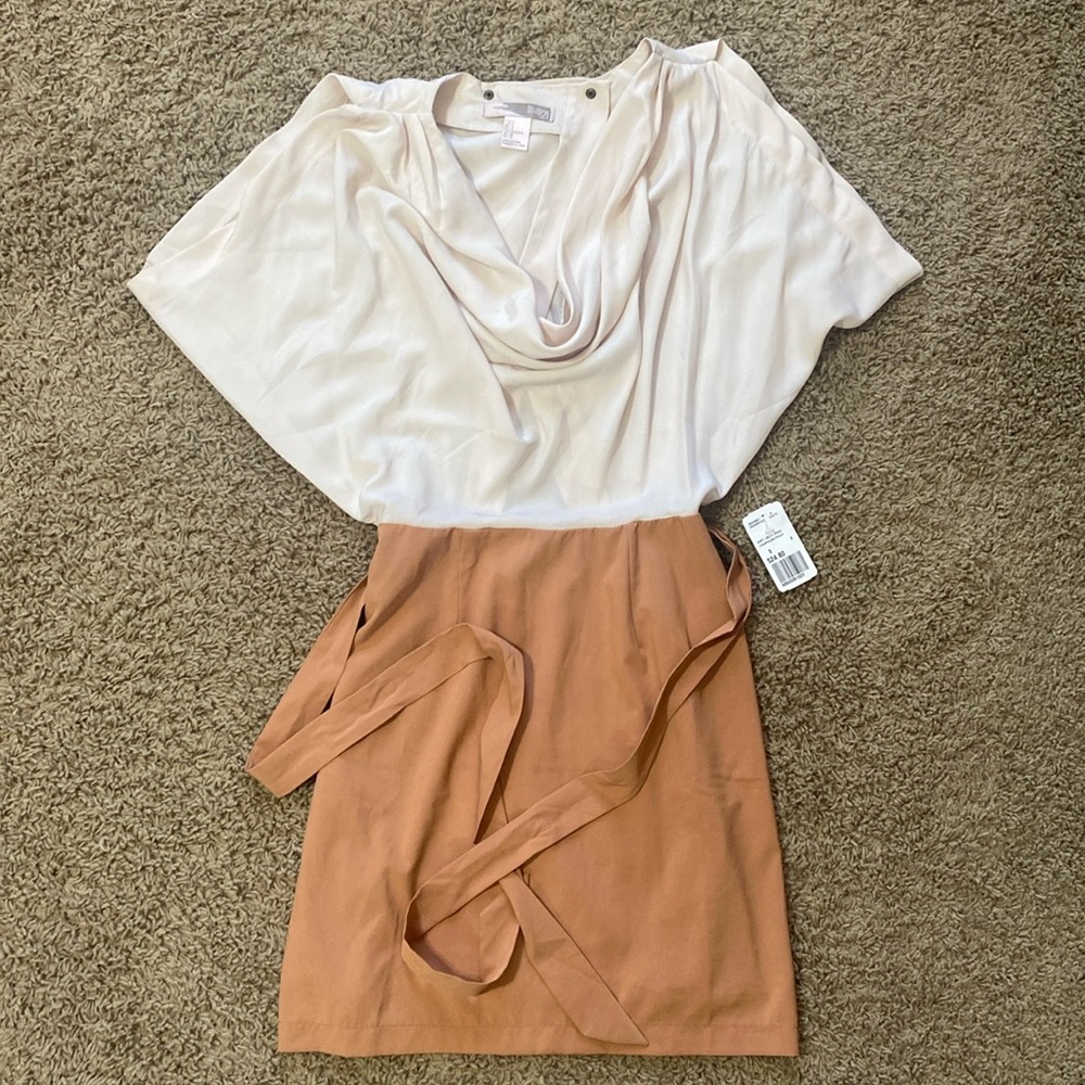 Nude cocktail dress